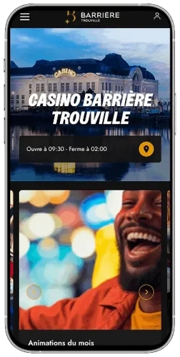 Application du Casino Barrière Trouville